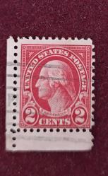 ABD 1923_ Washington 2 c. _ damgalı pul