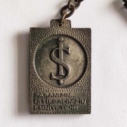 TÜRKİYE İŞ BANKASI ESKİ METAL ANAHTARLIK