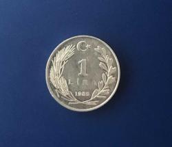 1985 CUMHURİYET MADENİ PARALARI 1 LİRA -ÇİLL
