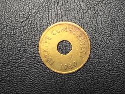 1949 YILINA AİT 1 KURUŞ ÇA  TCM 5435
