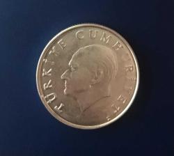 1986 CUMHURİYET MADENİ PARALARI 25 LİRA ÇİLLL