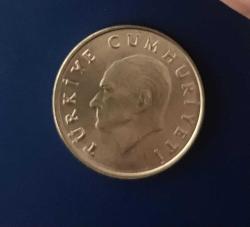 1986 CUMHURİYET MADENİ PARALARI 50 LİRA ÇİLLL