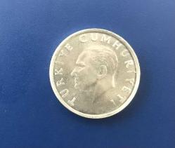 1987 CUMHURİYET MADENİ PARALARI 10 LİRA ÇİLLL