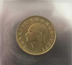 1988 CUMHURİYET MADENİ PARALARI 100 LİRA ÇİLLL / KÜÇÜK