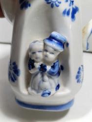 P94---HOLLANDA PORSELEN DEKORLUK DEMLİK VE ŞEKERLİK