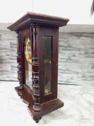 Antika Osmanlı Dönemi Altın Varak İşlemeli Koleksiyonluk Duvar Saati