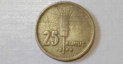 TÜRKİYE CUMHURİYETİ 1944 25 KURUŞ ( ÇT)