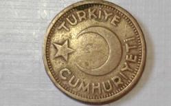 TÜRKİYE CUMHURİYETİ 1944 25 KURUŞ ( ÇÇT)