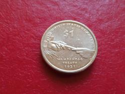 USA: 1 DOLAR 2011-D- WAMPANOAG ANTLAŞMASI