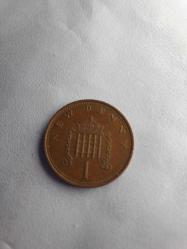 İngiltere 2.Elizabeth dönemi 1 penny 1971 New penny