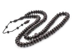 Sistemli Tekerlek Kesim 99 luk Siyah Kuka Tesbih