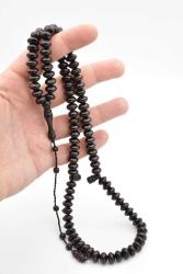 Sistemli Tekerlek Kesim 99 luk Siyah Kuka Tesbih