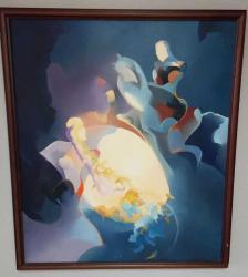 Ukraynalı ressam Olga Grafova (Dilek) 90x80cm yağlıboya tablo