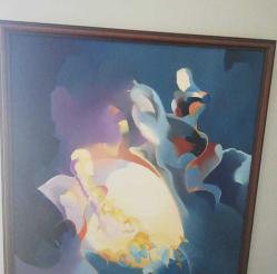 Ukraynalı ressam Olga Grafova (Dilek) 90x80cm yağlıboya tablo