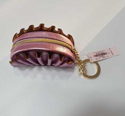 Orjinal Victoria's Secret Cüzdanlı Çanta Aksesuarı Metalik Pembe Renk Sıfır Ürün