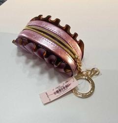 Orjinal Victoria's Secret Cüzdanlı Çanta Aksesuarı Metalik Pembe Renk Sıfır Ürün