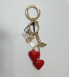 Orjinal Victoria's Secret Kırmızı Mineli Kalpli Çanta aksesuarı Charm Sıfır ürün