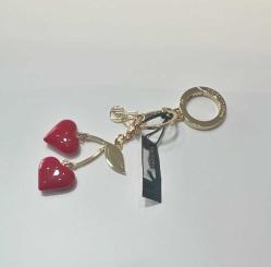 Orjinal Victoria's Secret Kırmızı Mineli Kalpli Çanta aksesuarı Charm Sıfır ürün