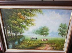 85x65cm hollanda yağlıboya tablo