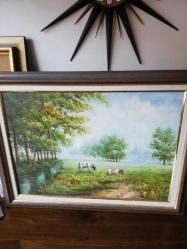 85x65cm hollanda yağlıboya tablo