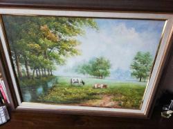 85x65cm hollanda yağlıboya tablo