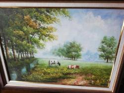 85x65cm hollanda yağlıboya tablo