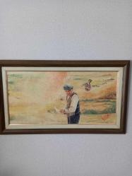 72x42cm ünal imzalı yağlıboya tablo