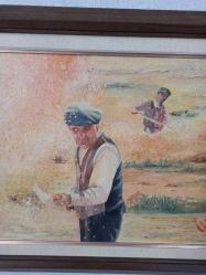 72x42cm ünal imzalı yağlıboya tablo