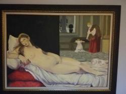Titian ın ünlü urbinolu venüs tablosu yağlıboya tablo(repro.)