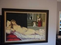 Titian ın ünlü urbinolu venüs tablosu yağlıboya tablo(repro.)
