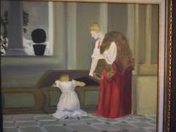 Titian ın ünlü urbinolu venüs tablosu yağlıboya tablo(repro.)