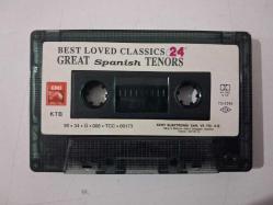 BEST LOVED CLASSICS 24 Great Spanish Tenors - KASET  ( Kartonetsiz )