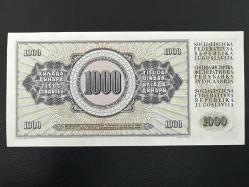 Yugoslavya 1.000 Dinar 1981. Çil. 1000