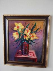 64x74cm Ayse perran yeseren imzalı karisik teknik