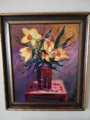 64x74cm Ayse perran yeseren imzalı karisik teknik