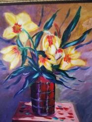 64x74cm Ayse perran yeseren imzalı karisik teknik