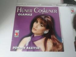 HÜNER COŞKUNER OLAMAZ DÜNDEN RAZIYIM MÜZİK CD