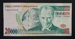7 EMİSYON 20.000.000 MİLYON F48 ÇÇT + KAĞIT PARA