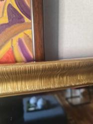 110x61cm (100x51cm) eski ahşap çerçeve ayna
