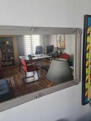 100x60cm eski ahşap çerçeve duvar aynasi