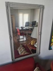 100x60cm eski ahşap çerçeve duvar aynasi