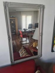 100x60cm eski ahşap çerçeve duvar aynasi