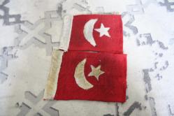 LOT.3 » Tarih Meraklılarına: Osmanlı Askeri Göğüs Arması (Eskitme Dokulu)   ARKASI MÜHÜRLÜ (LOT2