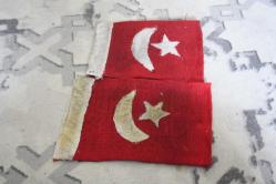 Tarih Meraklılarına: Osmanlı Askeri Göğüs Arması (Eskitme Dokulu)   ARKASI MÜHÜRLÜ (LOT2