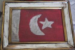 Tarih Meraklılarına: Osmanlı Askeri Göğüs Arması (Eskitme Dokulu)   ARKASI MÜHÜRLÜ (LOT4