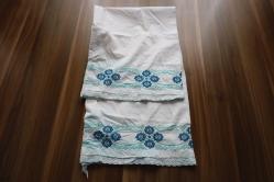 APLİKELİK KANAVİÇE İŞLEMELİ YASTIK  *  30 - 90 CM