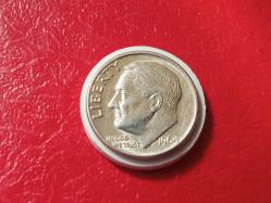 USA: ONE DIME 1964-D