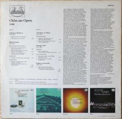 KLASİK MÜZİK OPERA  33 LÜK PLAK - Opernchöre