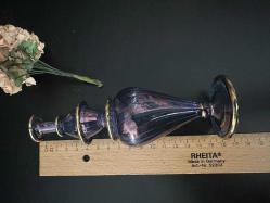 Vintage Üfleme Cam Parfümlük / Vazo