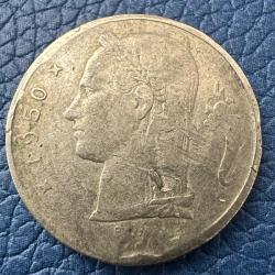 Belçika 1 Frank 1950. Haliyle